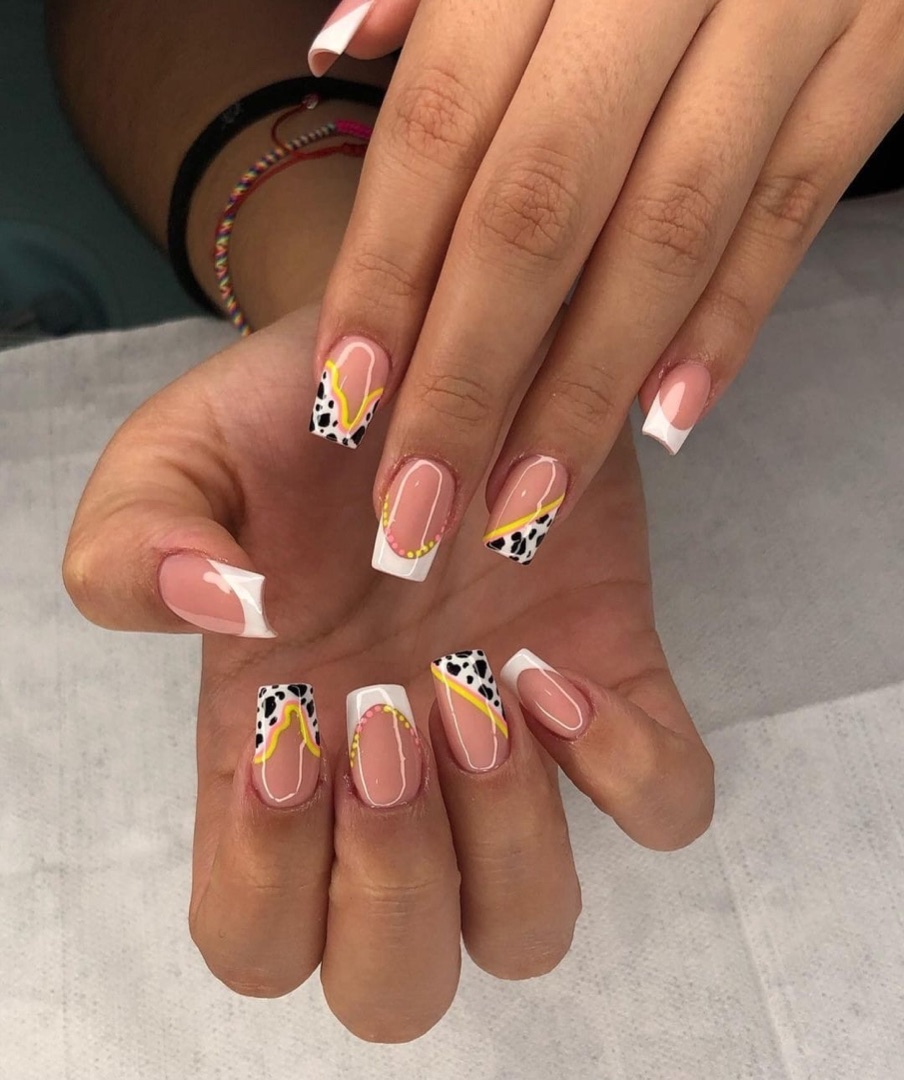 Francesa con diseño animal · Perfect Nails