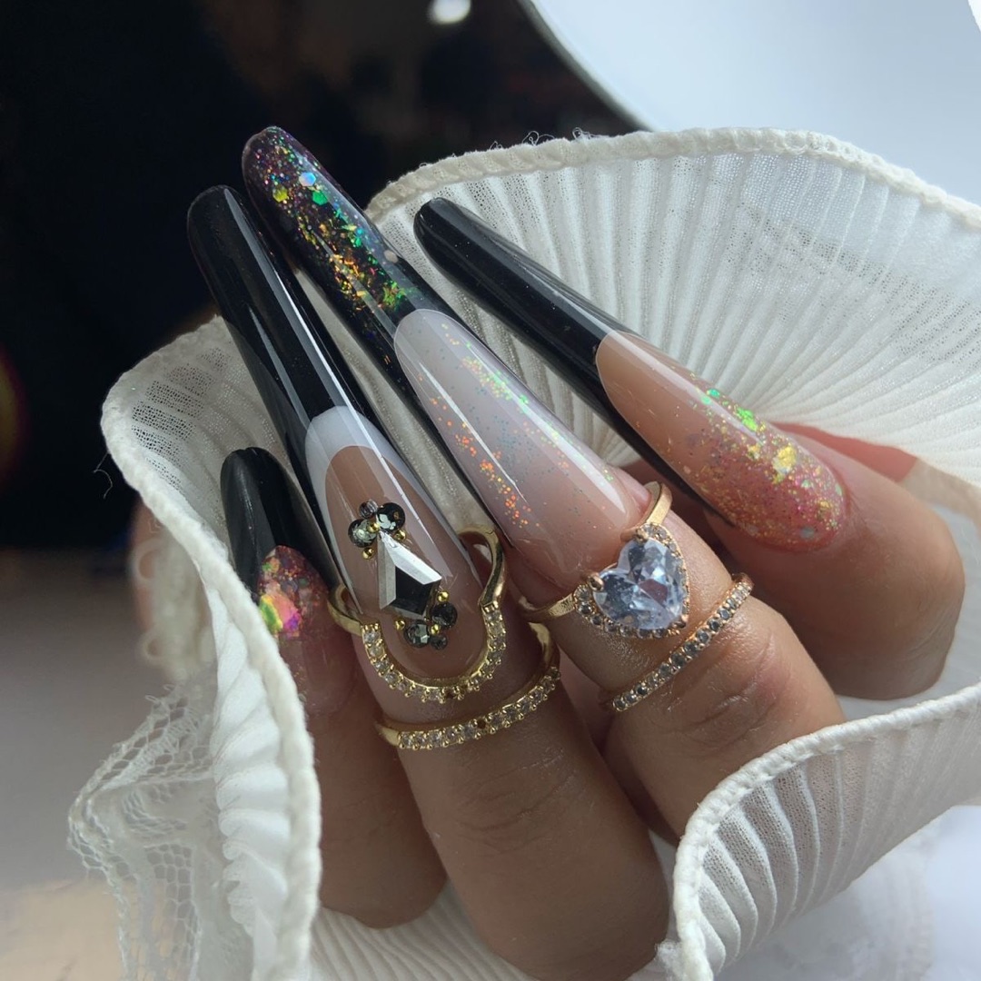 Uñas largas glam · Perfect Nails